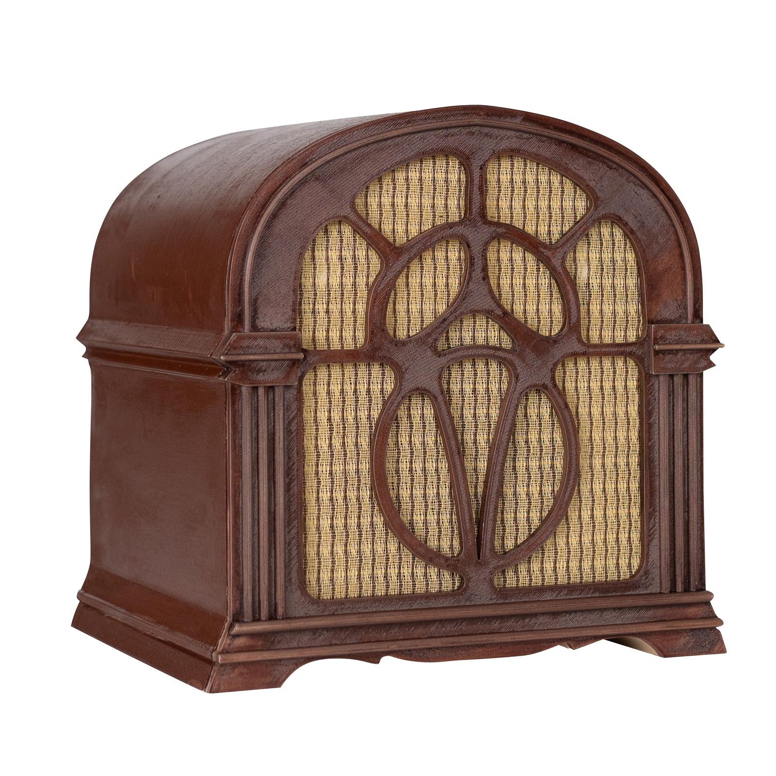 3D-Printed Retro Radio Bluetooth Speaker Kit DIY 2.1 Wireless Audio System